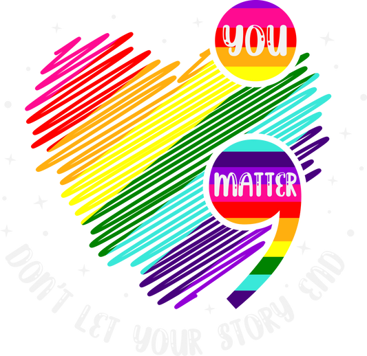 988 Mental Health Semicolon Unisex T-Shirt