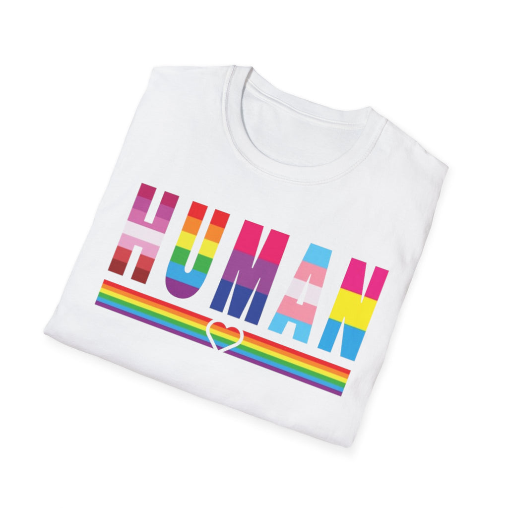 Rainbow LGBT Human T-Shirt