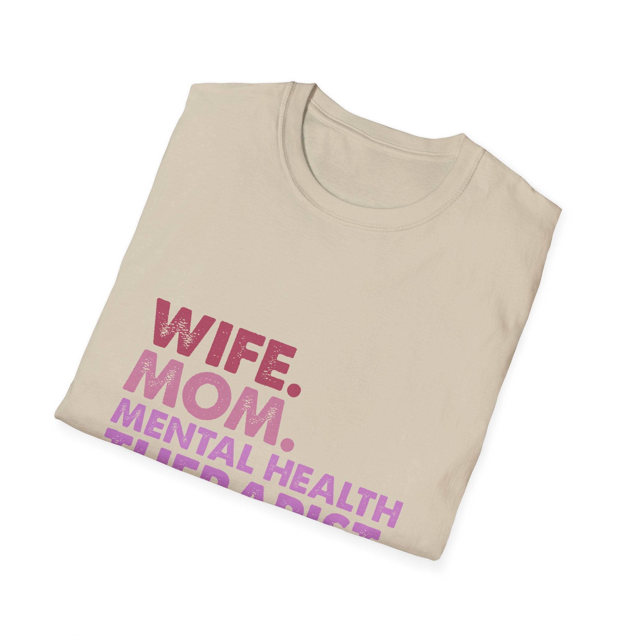 Wife Mom Mental Health Therapist Legend T-Shirt
