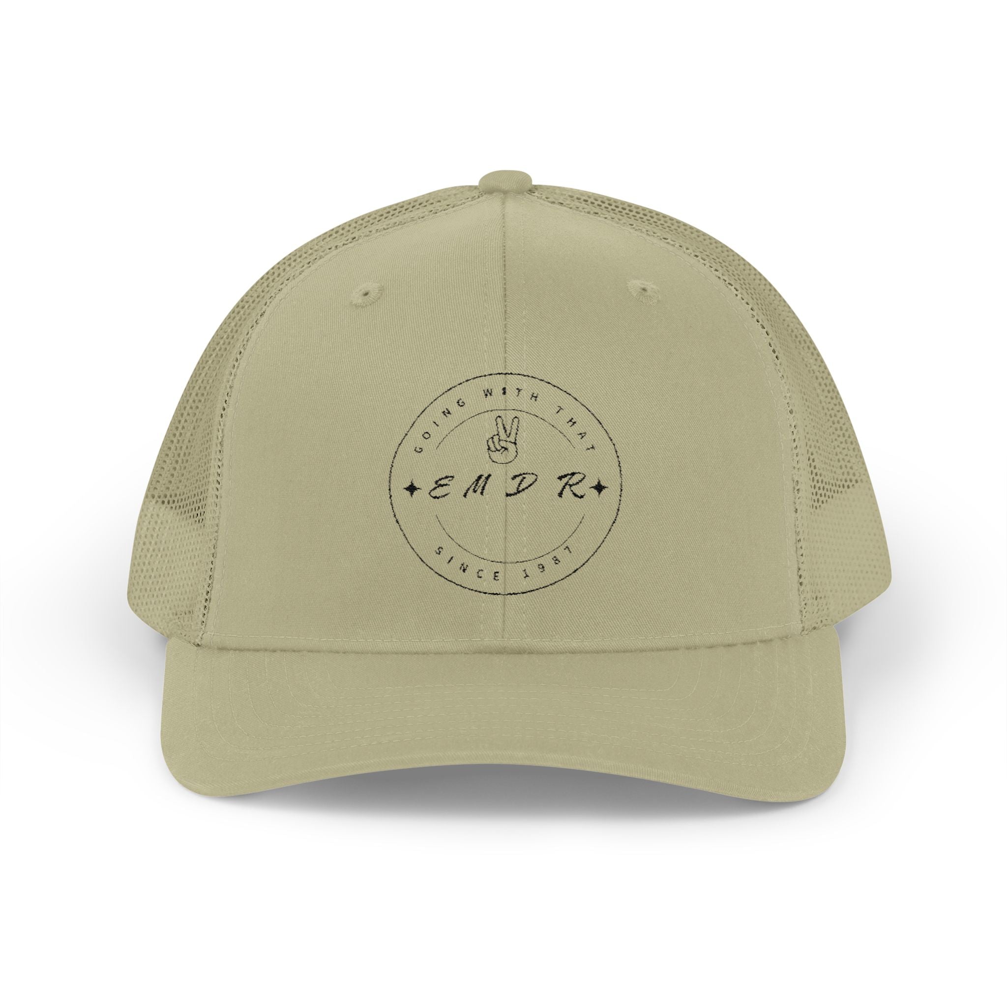 EMDR Snapback Cap - Stylish White Hat for Mental Health Awareness