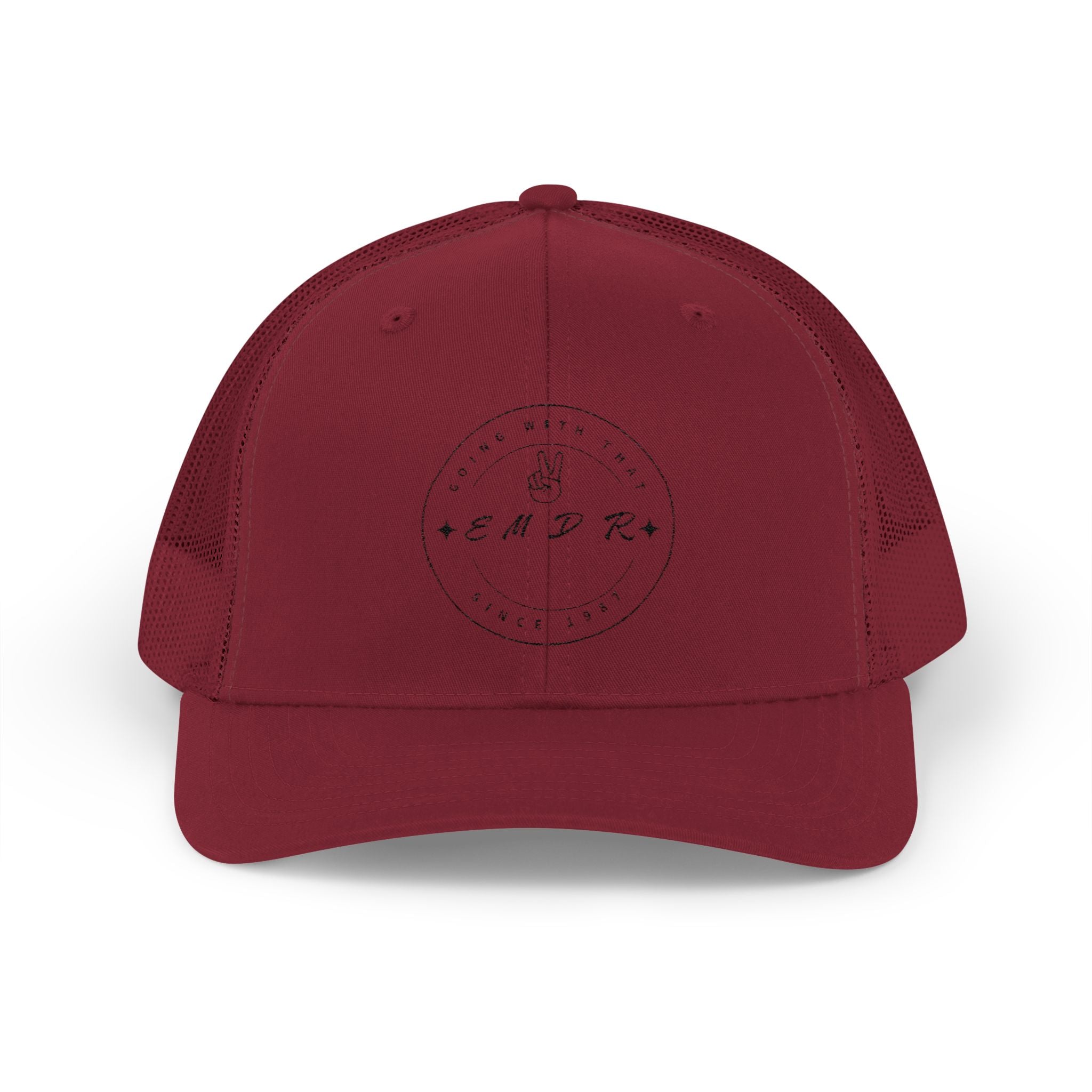 EMDR Snapback Cap - Stylish White Hat for Mental Health Awareness