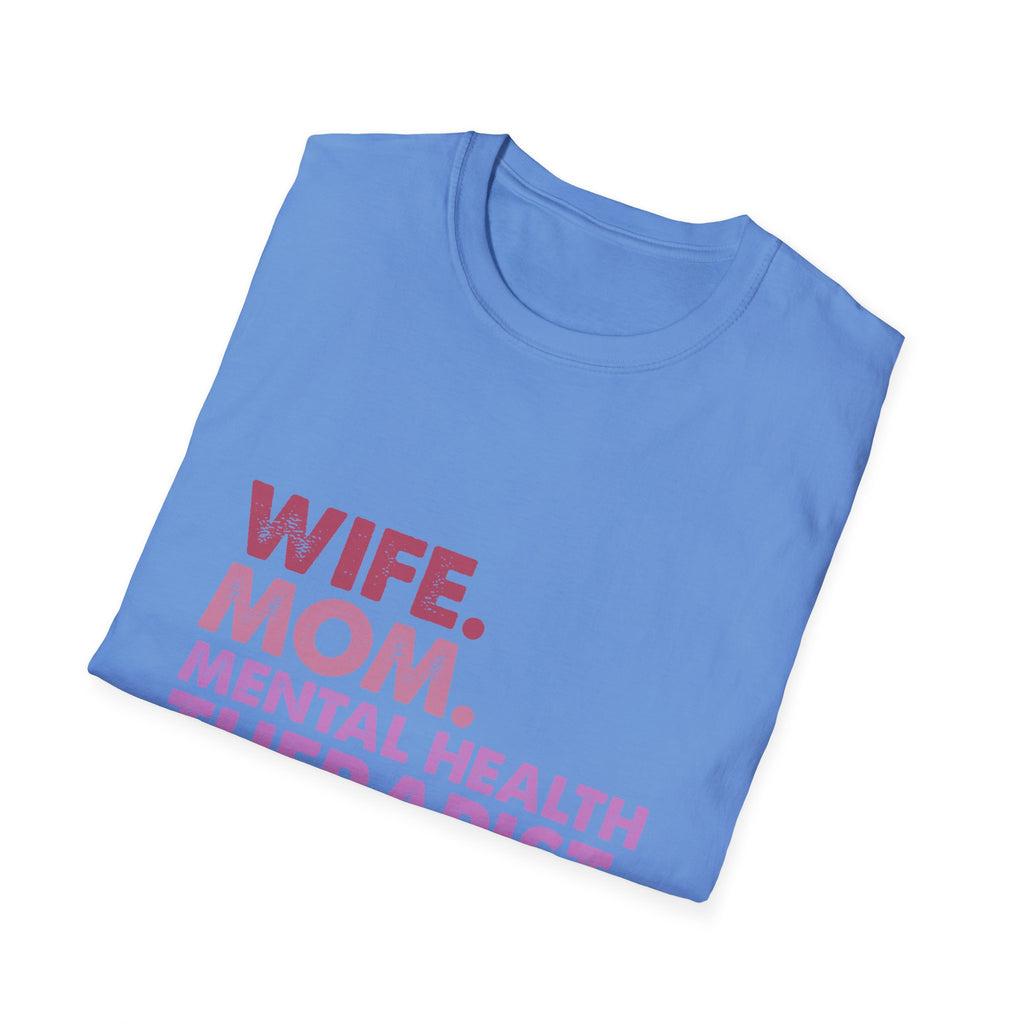 Wife Mom Mental Health Therapist Legend T-Shirt