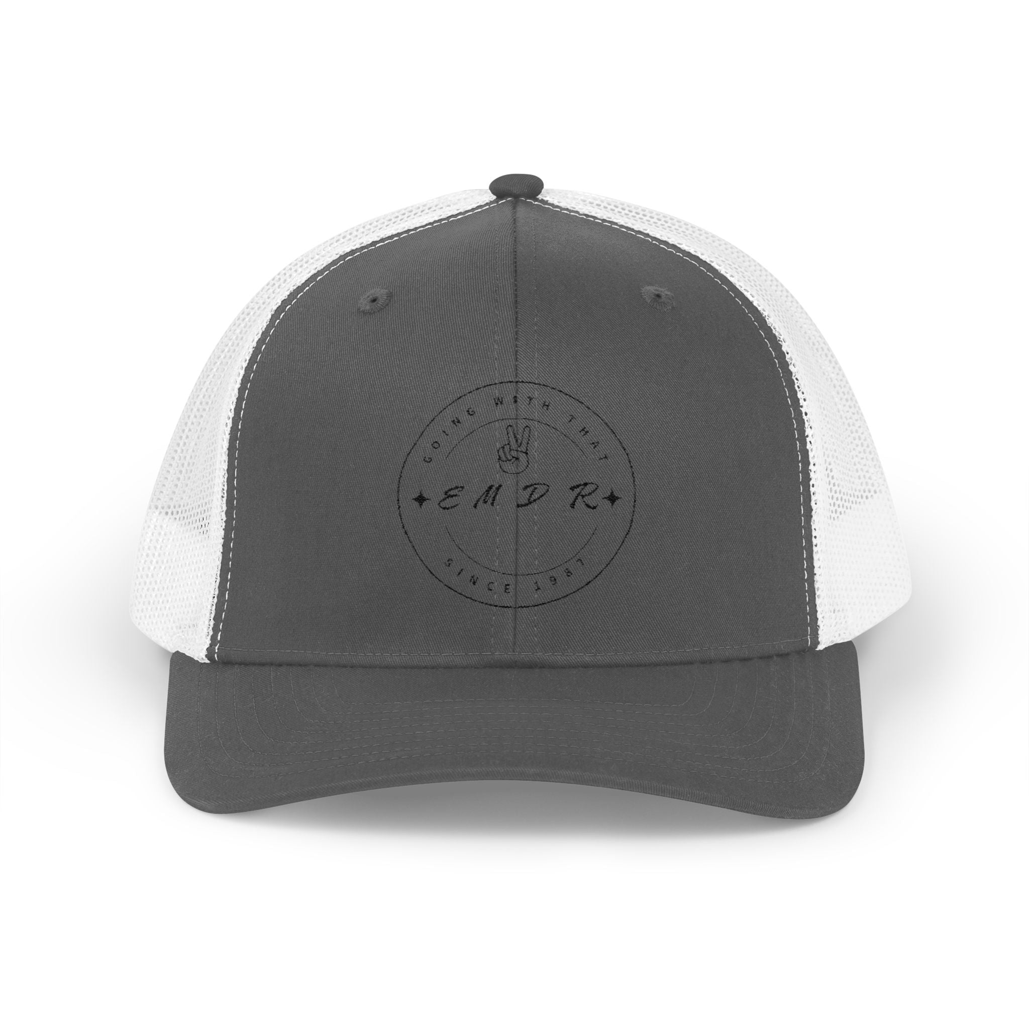 EMDR Snapback Cap - Stylish White Hat for Mental Health Awareness