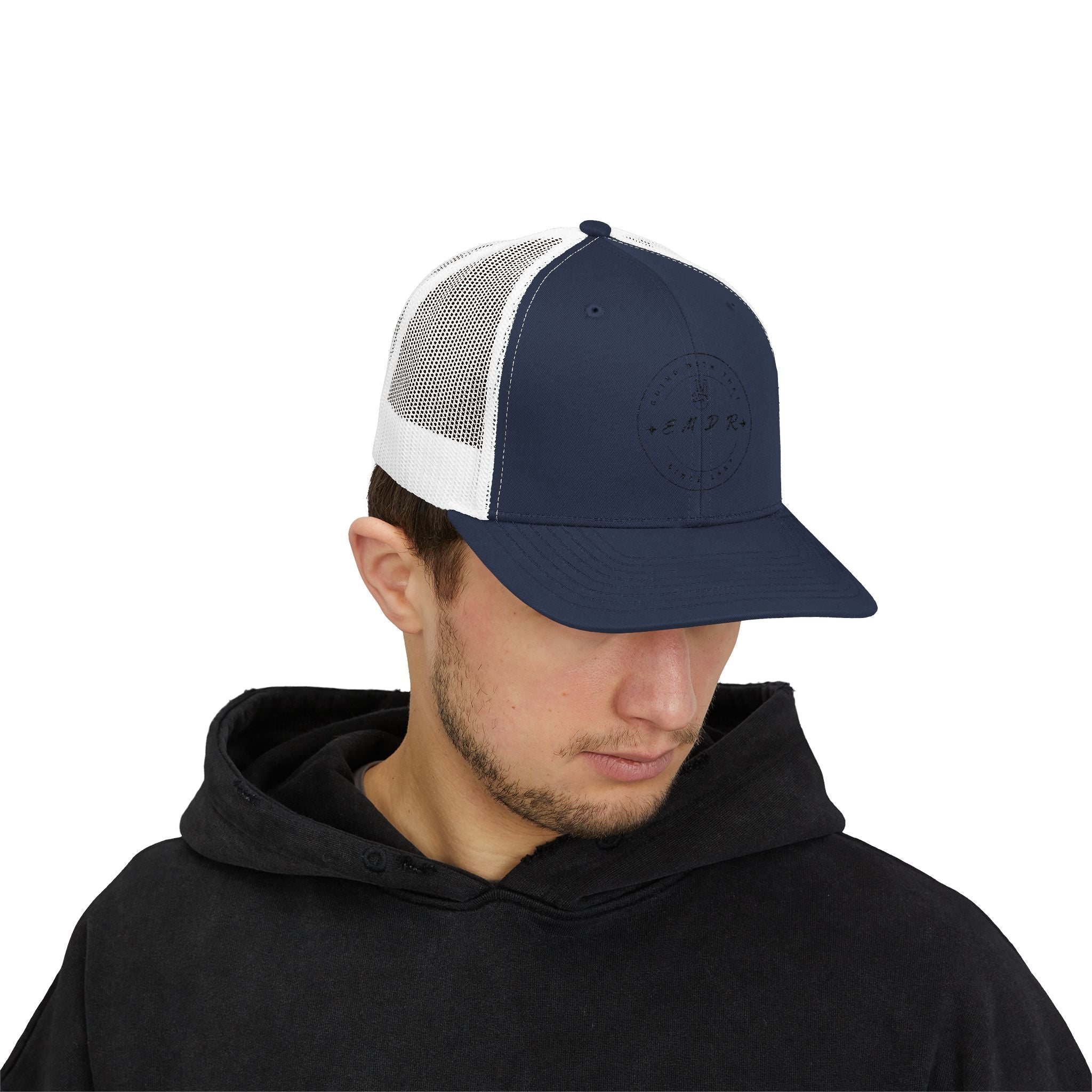 EMDR Snapback Cap - Stylish White Hat for Mental Health Awareness