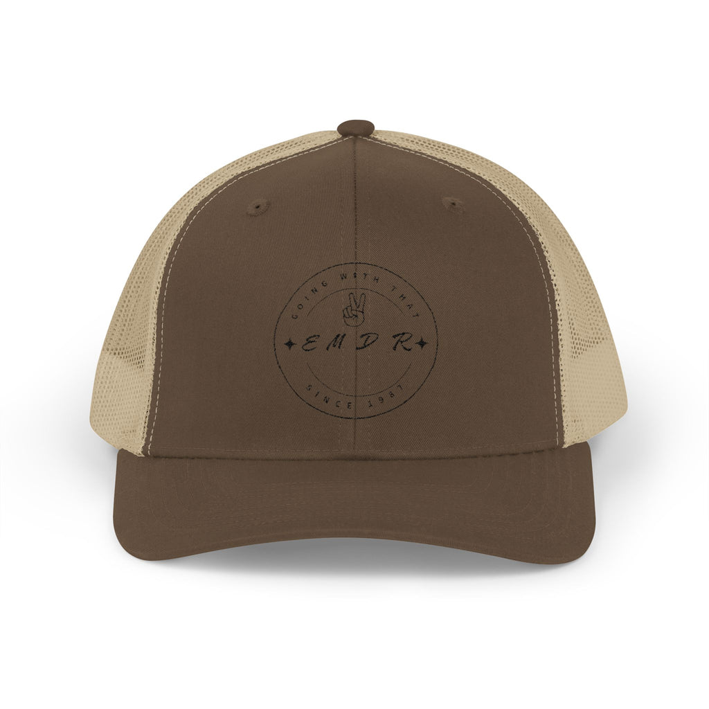 EMDR Snapback Cap - Stylish White Hat for Mental Health Awareness