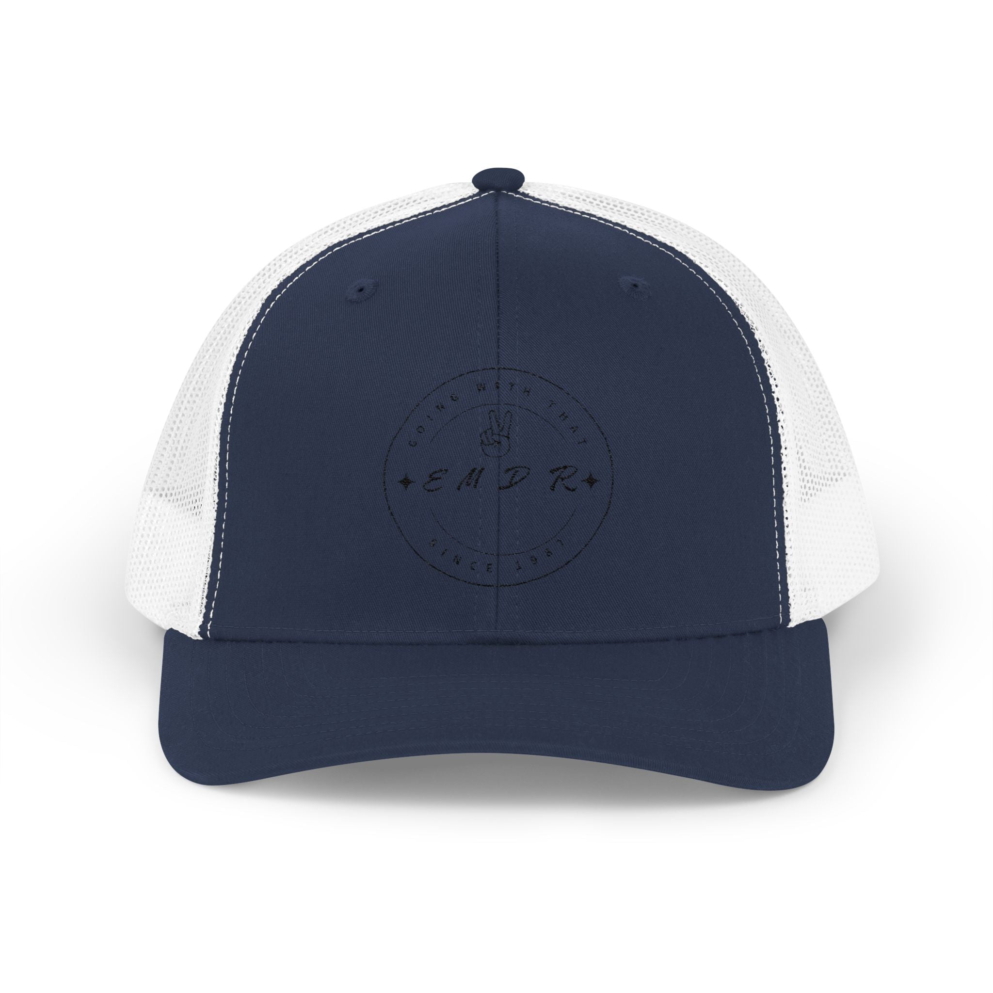 EMDR Snapback Cap - Stylish White Hat for Mental Health Awareness