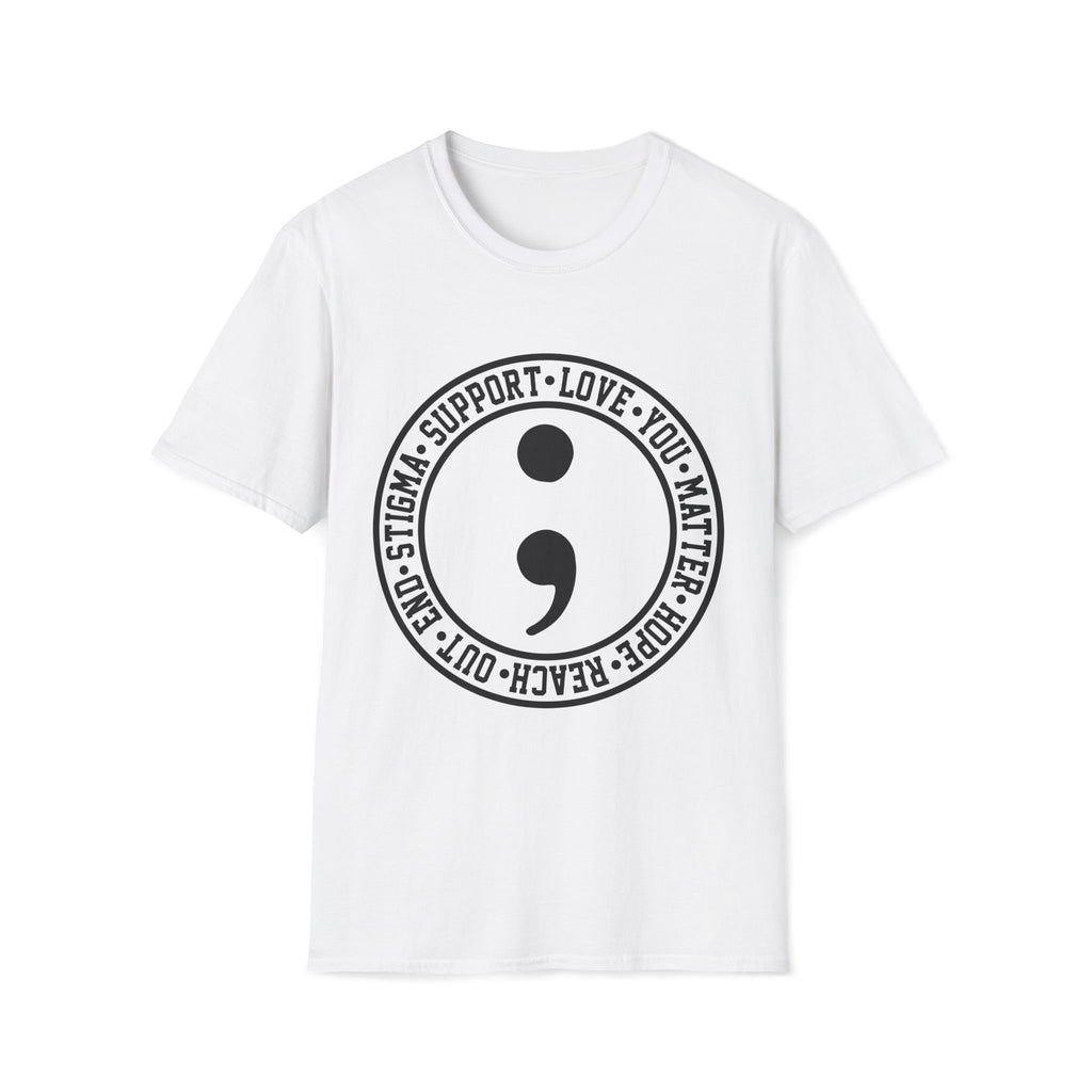 Semicolon Mental Health T-Shirt