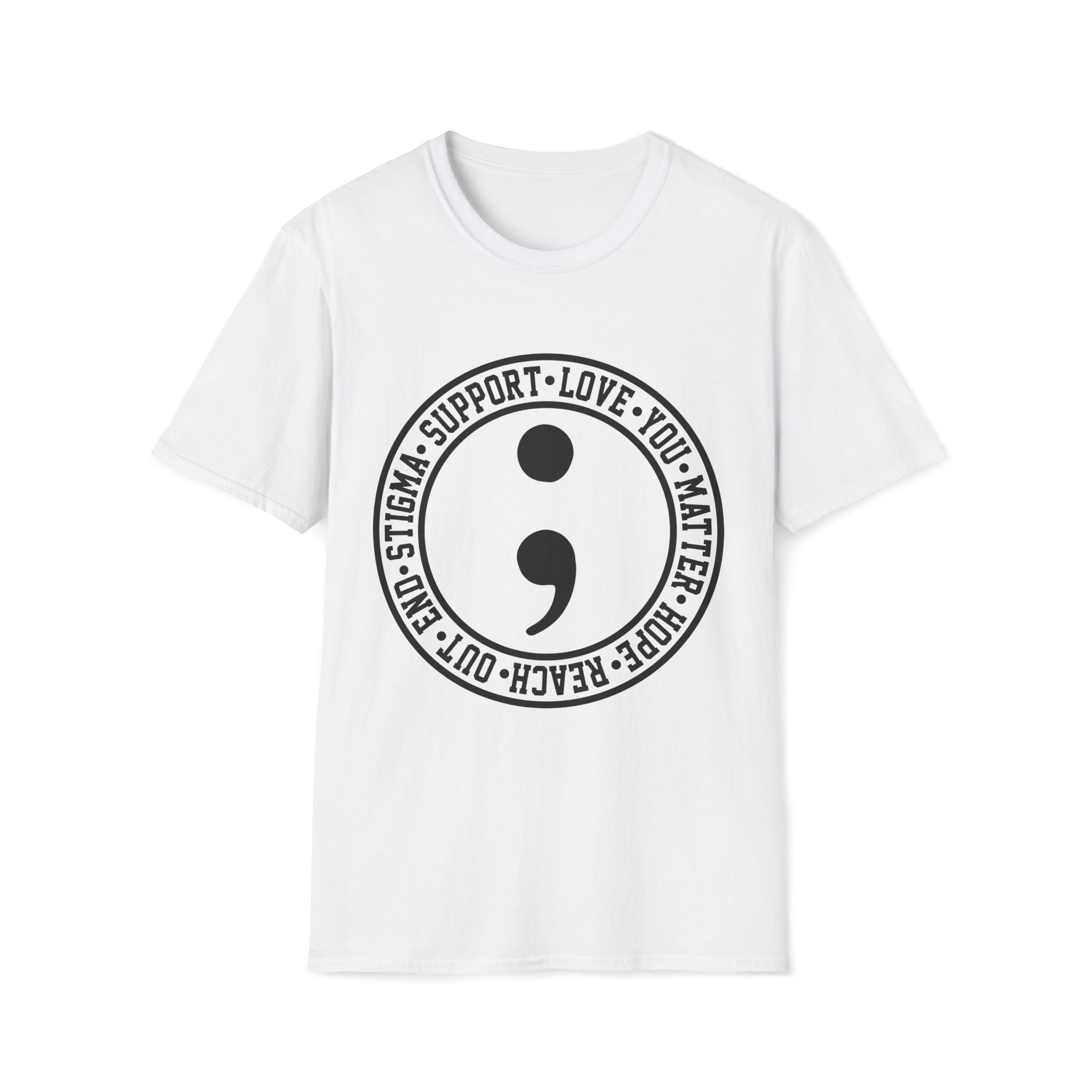 Semicolon Mental Health T-Shirt