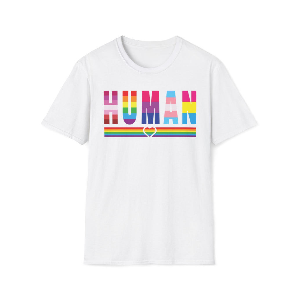 Rainbow LGBT Human T-Shirt
